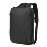 Torby na laptopy - Plecak/torba Wozinsky Premium na laptopa 15,6'' z paskiem - czarny - miniaturka - grafika 1