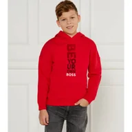 Bluzy dla chłopców - BOSS Kidswear Bluza Longline Fit - miniaturka - grafika 1