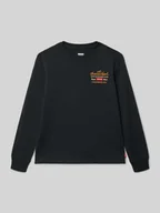 Koszulki dla chłopców - Bluzka z długim rękawem z wyhaftowanym logo - miniaturka - grafika 1