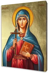 Ikona Święta Tekla - Ikony i obrazy sakralne Ikona Święta Tekla - Ikony i obrazy sakralne - miniaturka - grafika 1