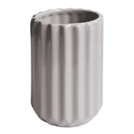 Kubki na szczoteczki do zębów - Kubek HARMONY 7,5 x 7,5 x 11 cm szary - miniaturka - grafika 1