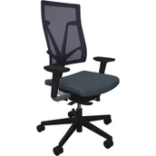 Fotele i krzesła biurowe - Fotel Obrotowy Biurowy 4ME-MESH-BL-SOFT-SEAT-SFB1.SMV Nowy Styl - miniaturka - grafika 1