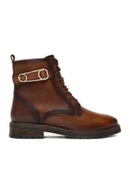 Botki damskie - Lasocki Trzewiki CEO-WB-GINEVRA-34 Brązowy - miniaturka - grafika 1