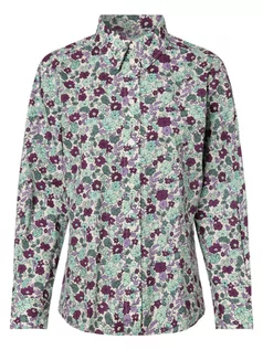 Koszule damskie - Marc O'Polo - Bluzka damska, zielony|lila|wielokolorowy - grafika 1