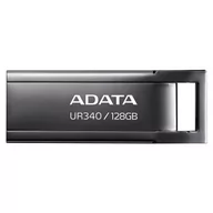 Pendrive - ADATA FLASHDRIVE UR340 128GB USB 3.2 BLACK - miniaturka - grafika 1
