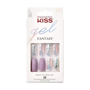 KISS Sztuczne Paznokcie Gel Fantasy - Rainbow Rin (rozmiar L) 1op.(28szt) - Sztuczne paznokcie i akcesoria - miniaturka - grafika 9