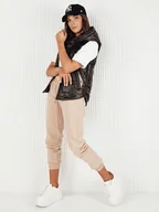 Kamizelki damskie - Kamizelka damska pikowana NICOLAS czarna Dstreet TY4120-XXL - miniaturka - grafika 1