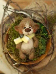 Miś Miniaturka- Beżowy - Maskotki i pluszaki - miniaturka - grafika 1