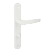 Klamki - Domino Klamka WC Econom biała - miniaturka - grafika 1