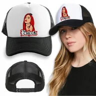 Czapki i chusty sportowe męskie - CZAPKA CZARNA Z Daszkiem Na Wiosnę Zabawne Wzory - miniaturka - grafika 1