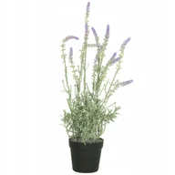 Sztuczne kwiaty - SZTUCZNA LAWENDA W DONICZCE 50cm kwiat roślina fioletowa ozdoba jak żywa - miniaturka - grafika 1