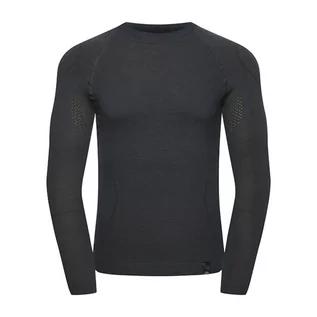 Bielizna sportowa męska - Męska koszulka termoaktywna Fjord Nansen Oxiva Merino LS deep forest - XXL - grafika 1