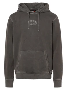 Tommy Jeans Męska bluza z kapturem Mężczyźni Bawełna szary jednolity, S - Bluzy męskie - miniaturka - grafika 1