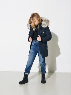 Kids ONLY Parka Iris 15245678 Granatowy Regular Fit - Kurtki i płaszcze dla chłopców - miniaturka - grafika 1