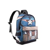 Plecaki - KARACTERMANIA Captain America Chest-Plecak HS 1.3 Czarny, czarny, Taille unique, 02426 - miniaturka - grafika 1