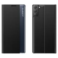 Etui i futerały do telefonów - Hurtel Sleep Case Smart Cover pokrowiec etui z klapką typu Samsung Galaxy S21 FE czarny - miniaturka - grafika 1