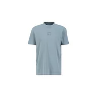 Koszulki męskie - ALPHA INDUSTRIES Label T HC Koszulka męska, 134-greyblue, XS - miniaturka - grafika 1