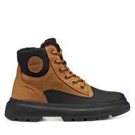 Buty dla chłopców - Trzewiki Geox J Kiddartah Wpf J56MLB 032FU C0275 D Brązowy - miniaturka - grafika 1