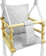 Place zabaw - Huśtawka Elior Szara huśtawka rosnąca dla dzieci - Lajra - miniaturka - grafika 1