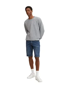 TOM TAILOR Męskie bermudy jeans szorty 1031270, 10113 - Clean Mid Stone Blue Denim, 40 - Spodenki damskie - miniaturka - grafika 1