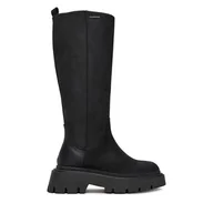 Kozaki damskie - Kozaki G-Star Raw CEO-WI34-JOSIA-01 Czarny - miniaturka - grafika 1