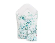 Rożki i beciki - Rożek Miękki Dla Niemowląt Z Wiązaniem - Eucaliptus Mint - miniaturka - grafika 1