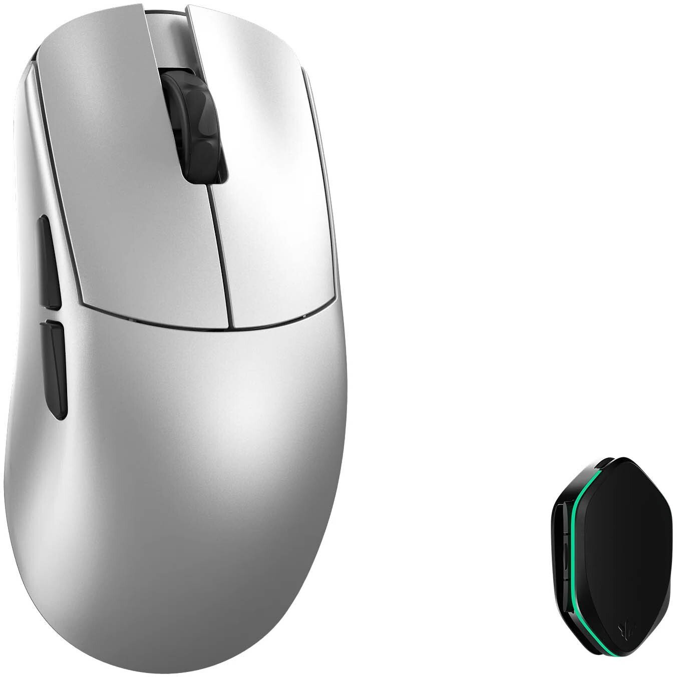 WLMouse YING Magnesium Bezprzewodowa gamingowa, PAW3950HS, 8K Polling, OMRON Optical Switches - srebrny YINGMG-SILVER-O