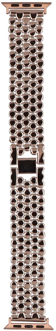 GlacierX bransoleta do smartwatcha Hex Grid Bracelet Rose Gold do Apple Watch 38/40/41mm Różowy Złoty