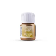 Dodatki do ciast w proszku - Farbka do malowania, Barwnik spożywczy, Antique Gold metalik, 30ml, Fractal - miniaturka - grafika 1