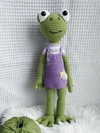 Maskotki i pluszaki - Żaba Monika, żabka - miniaturka - grafika 1