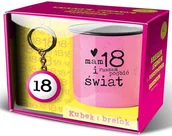 Kubki - Zestaw kubek + brelok Happy 18-Dziewczyna - Pan Dragon - miniaturka - grafika 1