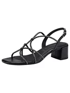Sandały damskie - Tamaris Sandały damskie 1-1-28236-20, Black METALLIC, 38 EU, black metallic, 38 EU - miniaturka - grafika 1