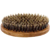 Kosmetyki i akcesoria do pielęgnacji brody - Kartacz Do Brody Z Naturalnym Włosiem Dzika - Rozmiar Medium, Kolor Buk (Jasny Brąz) - miniaturka - grafika 1