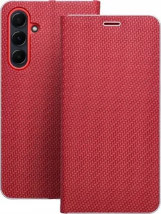 OEM Kabura LUNA Book Carbon do XIAOMI Redmi 13C / POCO C65 czerwony - Etui i futerały do telefonów - miniaturka - grafika 1