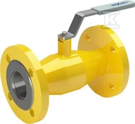 Zawory i kraniki - Zawór kulowy VEXVE do gazu, DN80 PN16 kołnierzowy, przelot zredukowany - miniaturka - grafika 1