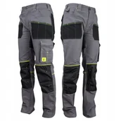 Odzież robocza - Spodnie robocze męskie ochronne ELASTYCZNE PRZEWIEWNE URGENT BAWEŁNA r. 62 - miniaturka - grafika 1