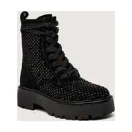 Botki damskie - Kurt Geiger Skórzane botki CHELSEA PERF BOOT - miniaturka - grafika 1