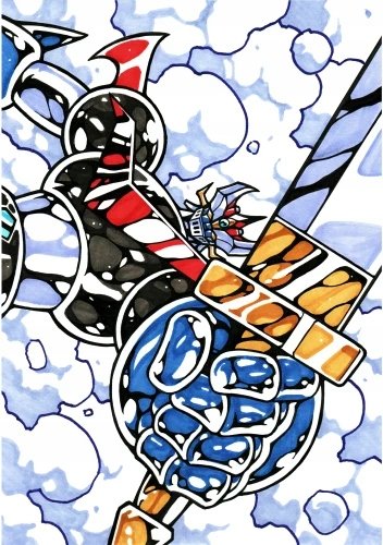 Plakat Anime Great mazinger GM_004 A3 (custom)