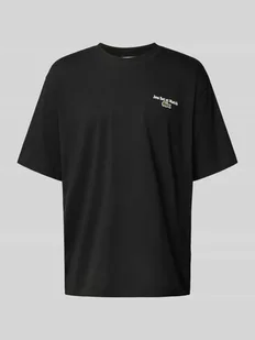 T-shirt o luźnym kroju z czystej bawełny - Koszulki męskie - miniaturka - grafika 1