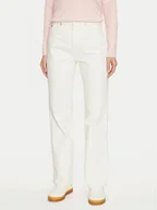 Spodnie damskie - Tommy Hilfiger Jeansy WW0WW42194 Écru Relaxed Fit - miniaturka - grafika 1