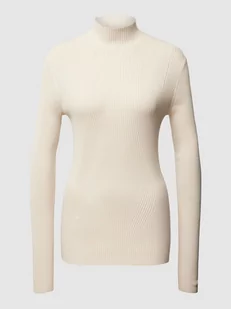 Sweter z dzianiny ze stójką - Swetry damskie - miniaturka - grafika 1