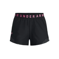 Spodenki damskie - Damskie Spodenki UNDER ARMOUR PLAY UP SHORTS 3.0 TRICO NOV 1360940-007 – Czarny - miniaturka - grafika 1