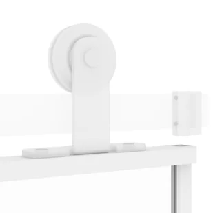 Drzwi przesuwne, złote, 90x205 cm, szkło hartowane i aluminium - Drzwi wewnętrzne - miniaturka - grafika 8