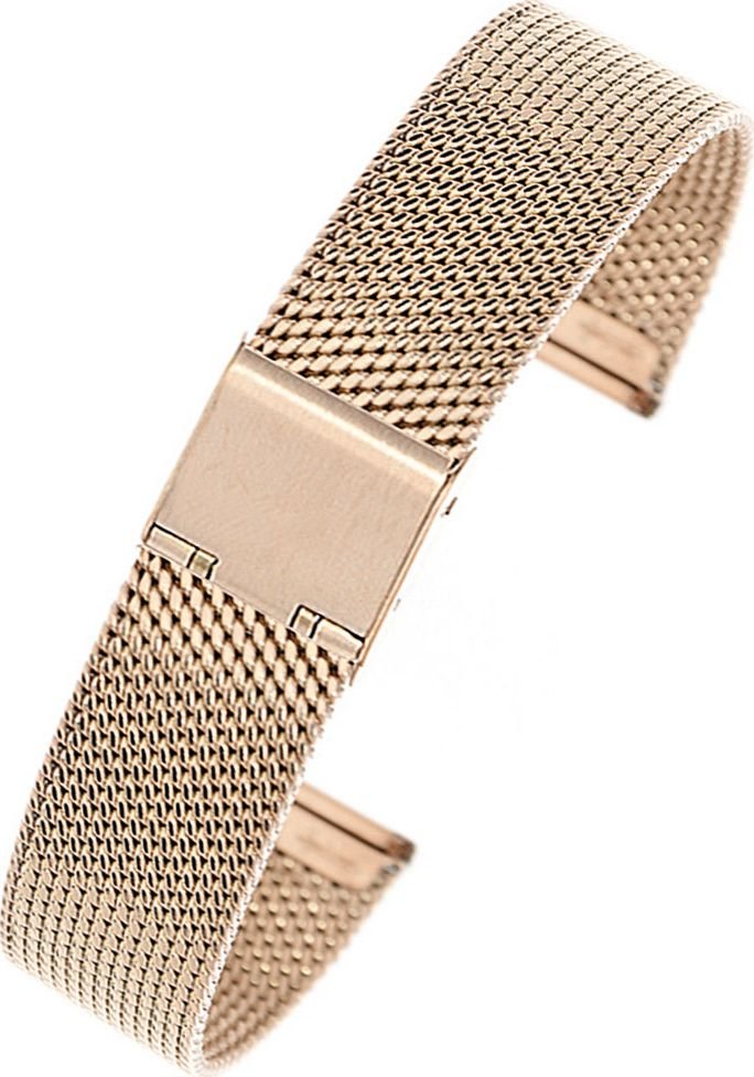 Jordan Kerr Bransoleta mesh JK PRO2203- IPG rose gold-22mm