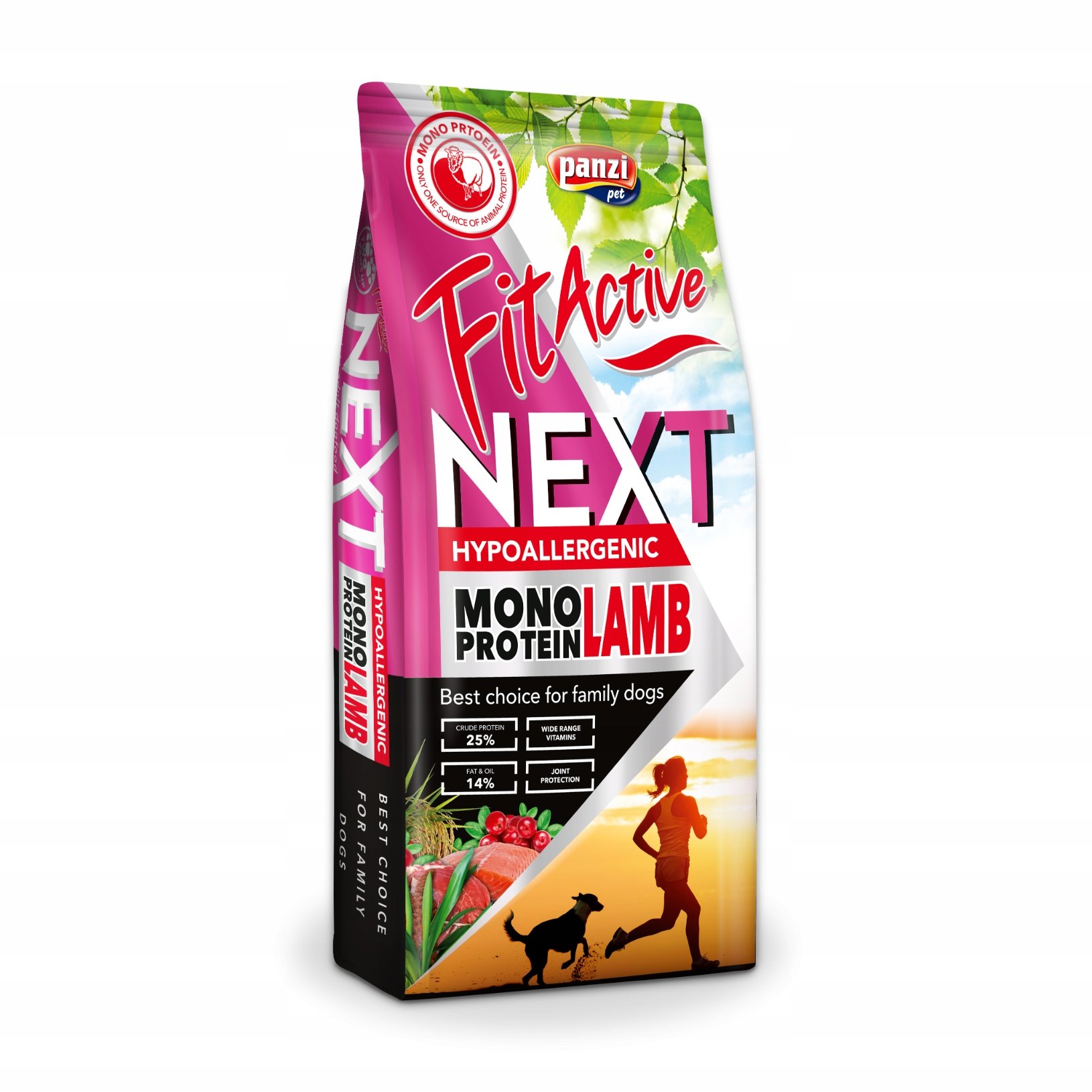 FitActive Next Hypoallergenic Monoprotein, jagnięcina - 15 kg