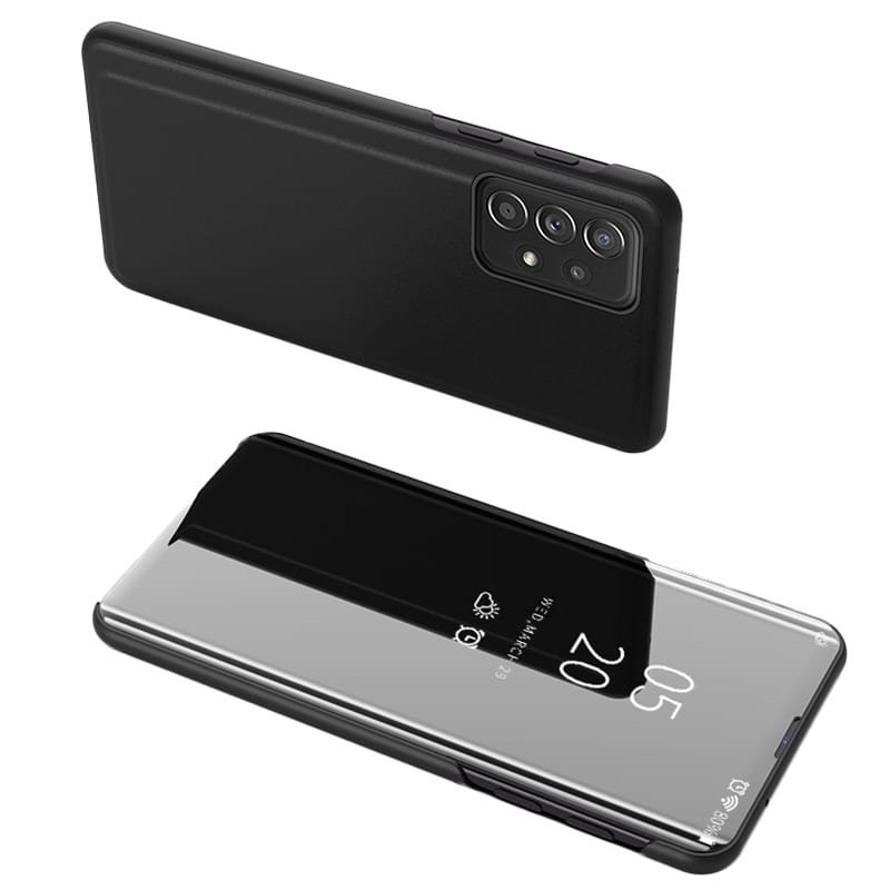 Futerał etui z klapką do Samsung Galaxy A73 Clear View Case - czarny