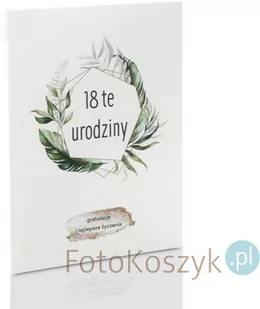 Koperta 18 urodziny na zdjęcia 10x15 lub 13x18 - Koperty - miniaturka - grafika 1