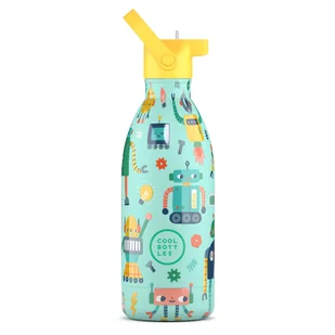 Cool Bottles Butelka termiczna Kids 500 ml Short Circuit - Zestawy naczyń dla dzieci - miniaturka - grafika 1