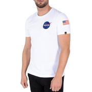 Koszulki sportowe męskie - Koszulka Alpha Industries Space Shuttle T 17650709 - biała - miniaturka - grafika 1