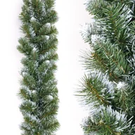 Ozdoby bożonarodzeniowe - GIRLANDA ŚWIĄTECZNA sztuczna choinkowa gęsta OŚNIEŻONA sztuczny śnieg 260cm - miniaturka - grafika 1